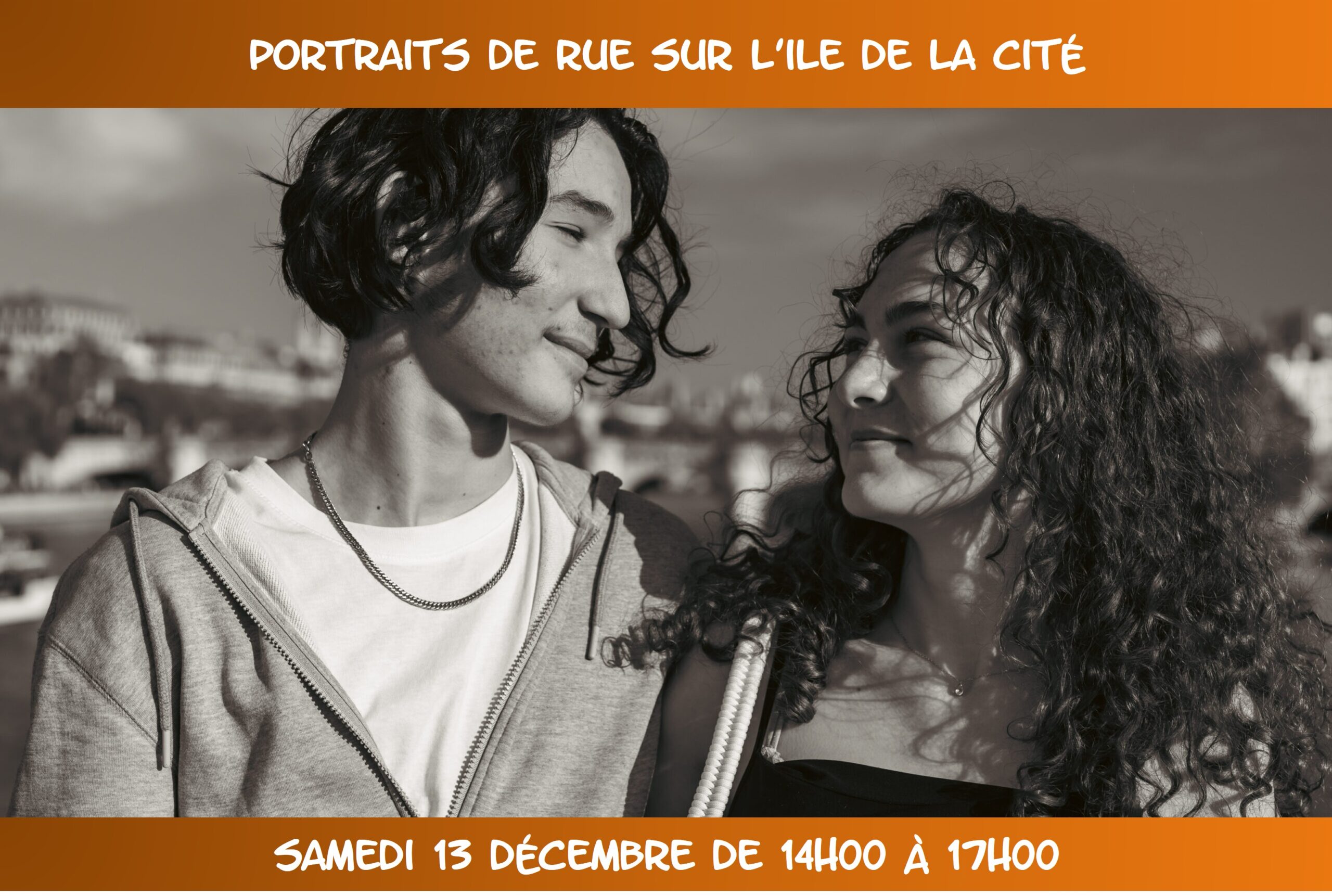Portraits de rue sur l’ile de la Cité