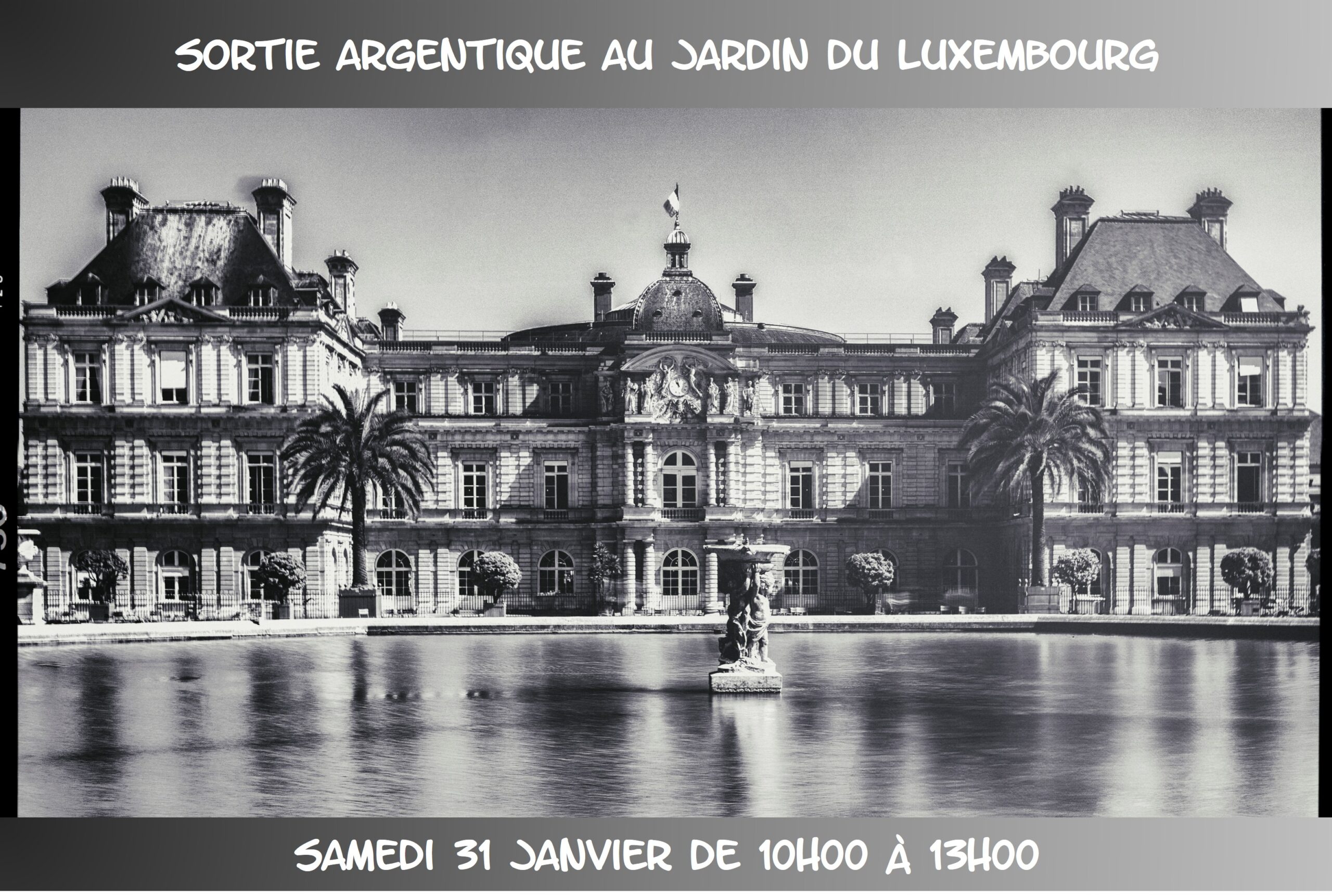 Sortie argentique dans les jardins du Luxembourg