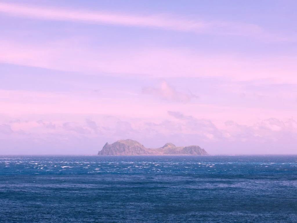 Paysage maritime et montagne