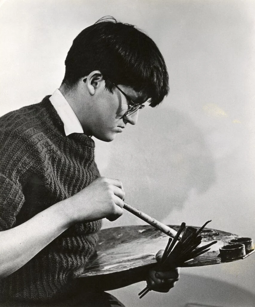 David Hockney à 18 ans