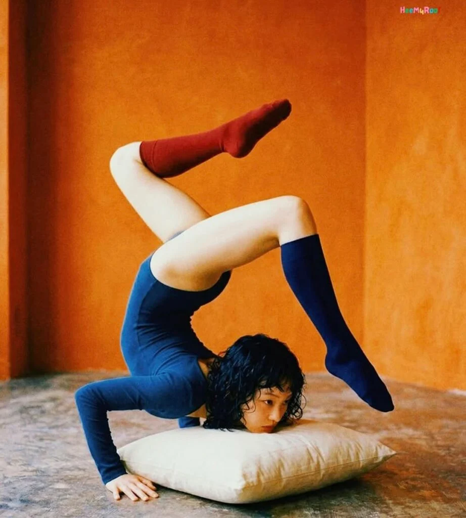 Femme contorsionniste