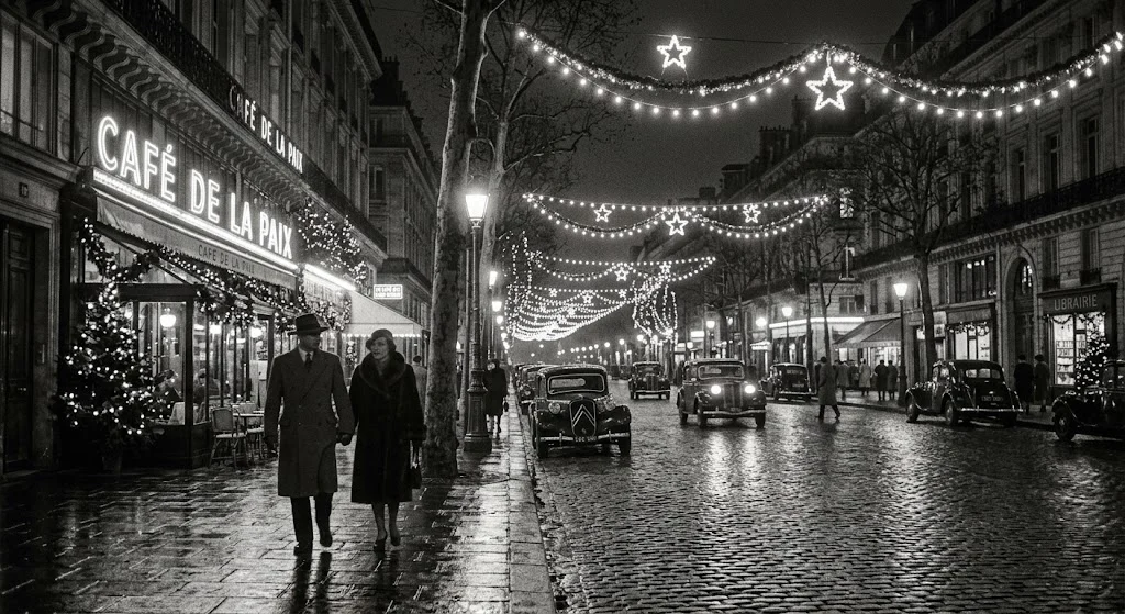 Noël à Paris : lumières, vitrines et magie des rues